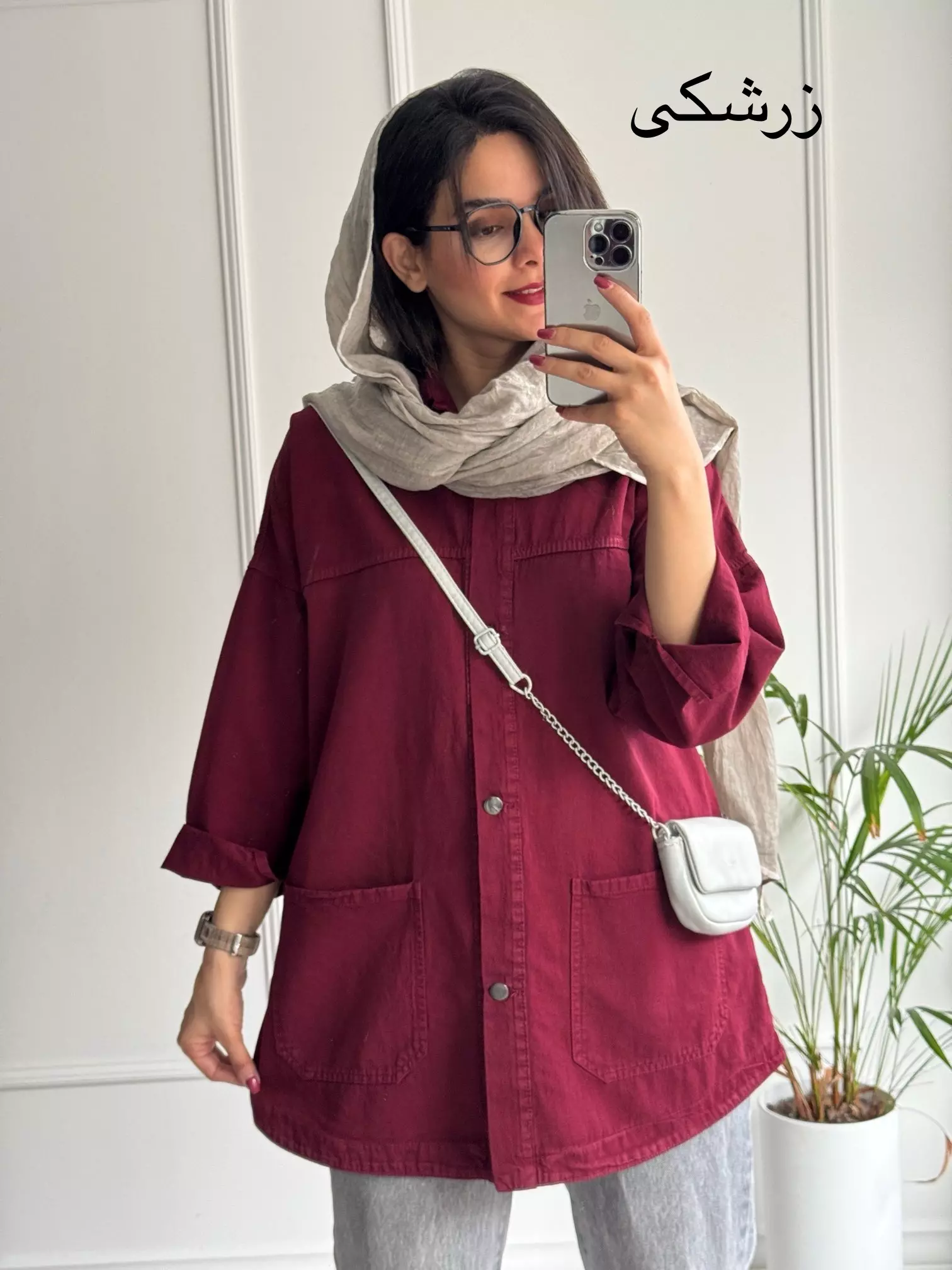 مانتو کتان جیب پایین